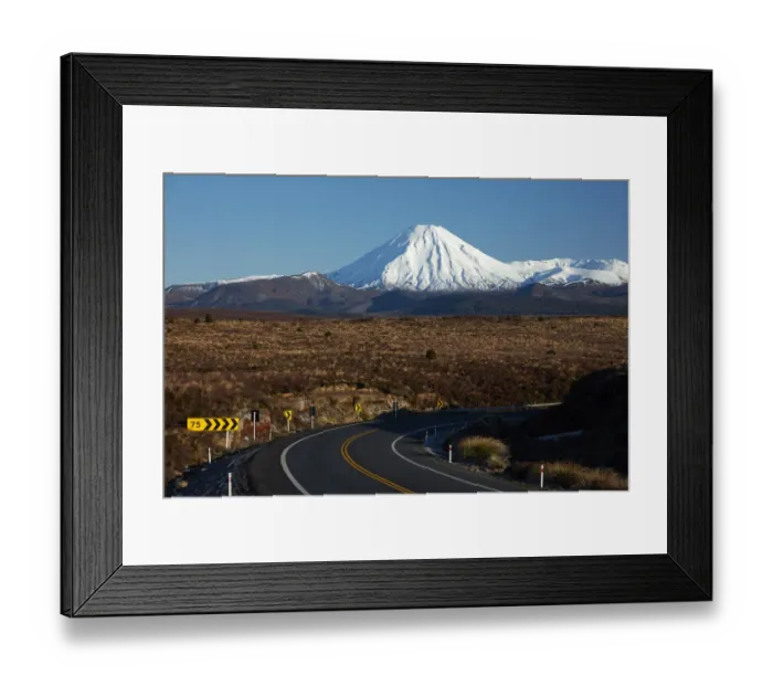 Framed Print : Mt Ngauruhoe and Desert Road, Tongariro National Park, Central Plateau, North Island Framed Print : Mt Ngauruhoe and Desert Road, Tongariro National Park, Central Plateau, North Island