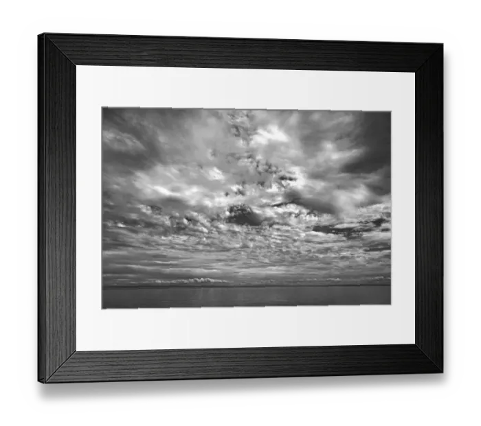 Framed Print : Canada, Prince Edward Island. Clouds and ocean Framed Print : Canada, Prince Edward Island. Clouds and ocean