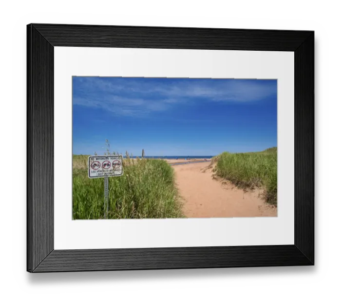 Framed Print : Canada, Prince Edward Island. Cousins Shore Beach Framed Print : Canada, Prince Edward Island. Cousins Shore Beach