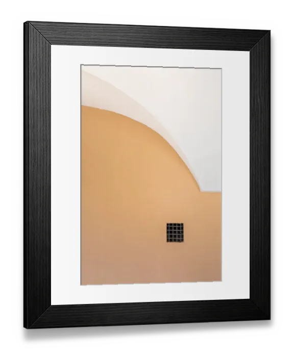 Framed Print : Europe, Czech Republic, Telc. Building shapes