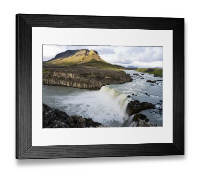 Framed Print : Iceland, Southern Highlands, Pjorsa River