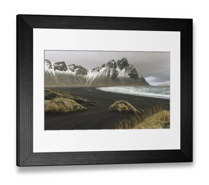 Framed Print : Iceland, Stokksnes, Mt. Vestrahorn Framed Print : Iceland, Stokksnes, Mt. Vestrahorn