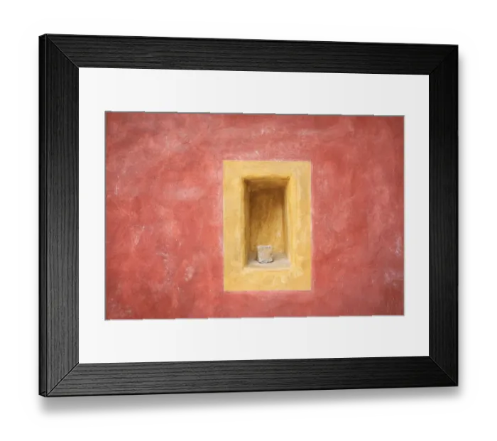 Framed Print : Europe, Czech Republic, Cesky Krumlov. Colorful wall indented space Framed Print : Europe, Czech Republic, Cesky Krumlov. Colorful wall indented space