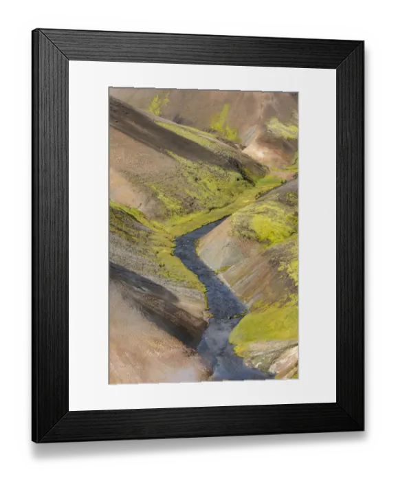 Framed Print : Iceland, Fjallabak Nature Reserve, Landmannalaugar