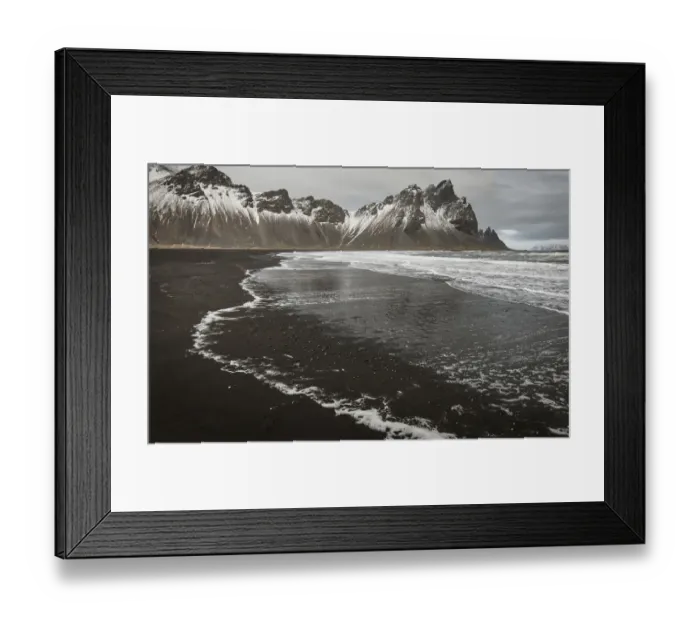 Framed Print : Iceland, Stokknes, Mt. Vestrahorn Framed Print : Iceland, Stokknes, Mt. Vestrahorn