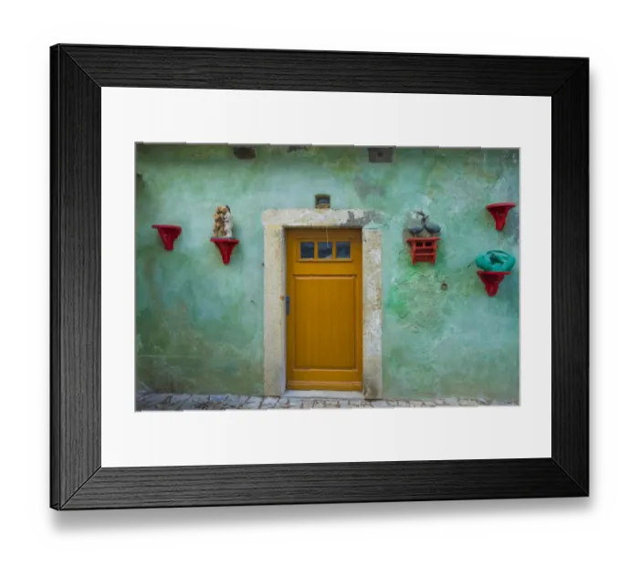 Framed Print : Czech Republic, Cesky Krumlov. House exterior Framed Print : Czech Republic, Cesky Krumlov. House exterior