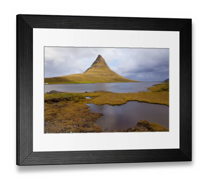Framed Print : Kirkjufell, Grundarfjordur, Snaefellsnes peninsula, West Iceland