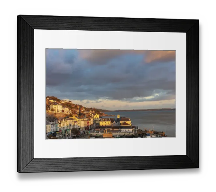 Framed Print : Dusk in Cobh, Ireland Framed Print : Dusk in Cobh, Ireland