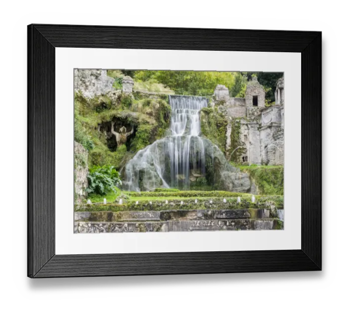 Framed Print : Italy, Lazio, Tivoli, Villa d Este. Grotto fountains Framed Print : Italy, Lazio, Tivoli, Villa d Este. Grotto fountains