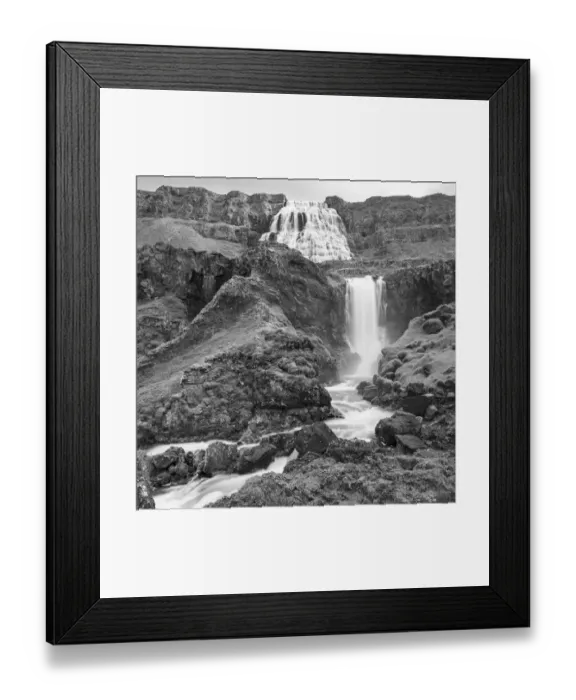 Framed Print : Dynjandi waterfall, an icon of the Westfjords in northwest Iceland Framed Print : Dynjandi waterfall, an icon of the Westfjords in northwest Iceland