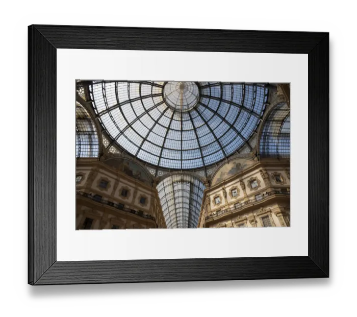Framed Print : Italy, Lombardy, Milan. Galleria Vittorio Emanuele II, shopping mall completed in Framed Print : Italy, Lombardy, Milan. Galleria Vittorio Emanuele II, shopping mall completed in