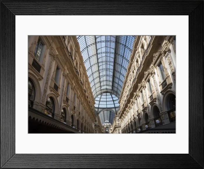 Framed Print : Italy, Lombardy, Milan. Galleria Vittorio Emanuele II, shopping mall completed in Framed Print : Italy, Lombardy, Milan. Galleria Vittorio Emanuele II, shopping mall completed in