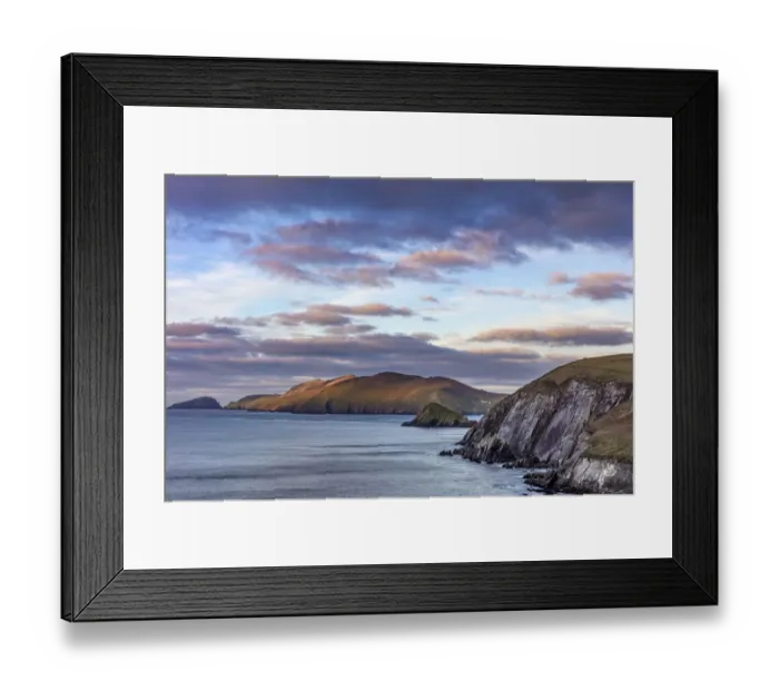 Framed Print : View of the Blasket Islands from Dunmore Head the westernmost point of Europe on Framed Print : View of the Blasket Islands from Dunmore Head the westernmost point of Europe on