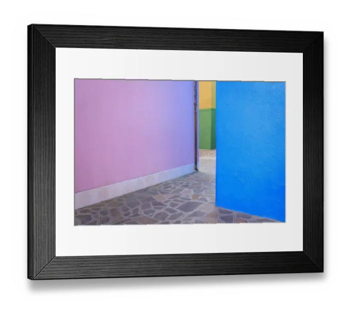Framed Print : Europe, Italy, Burano. Colorful house walls Framed Print : Europe, Italy, Burano. Colorful house walls