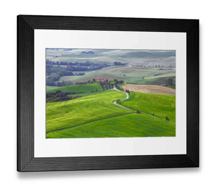 Framed Print : Europe, Italy, Tuscany, Val d Orcia. Farm landscape Framed Print : Europe, Italy, Tuscany, Val d Orcia. Farm landscape