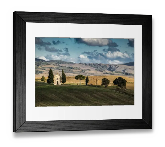 Framed Print : Italy, Tuscany. Chapel