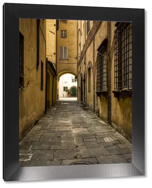 Italy, Lucca, alleyway