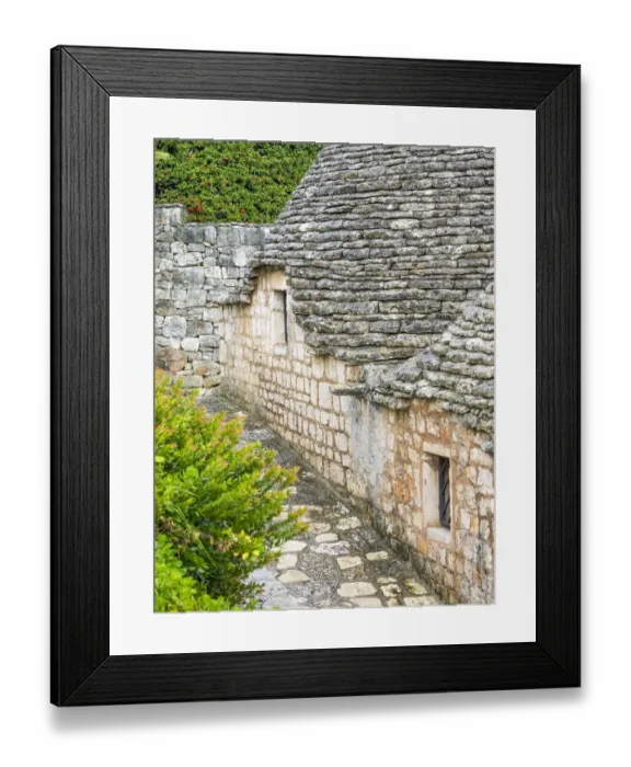 Framed Print : Italy, Alberobello. Typical trulli houses in Alberobello