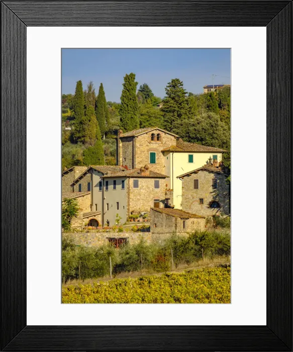 Framed Print : Italy, Florence, winery, villa Framed Print : Italy, Florence, winery, villa