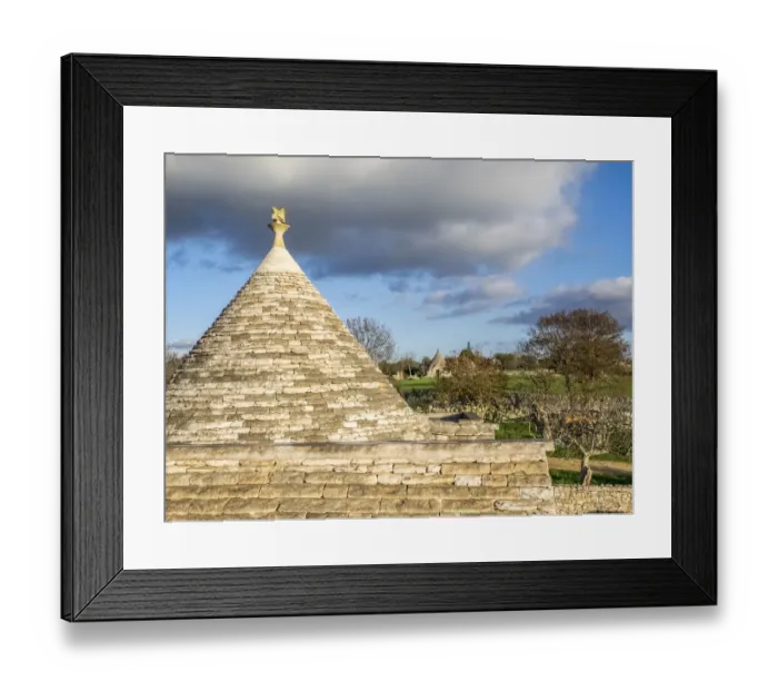 Framed Print : Italy, Alberobello. Rooftop of a trulli house Framed Print : Italy, Alberobello. Rooftop of a trulli house