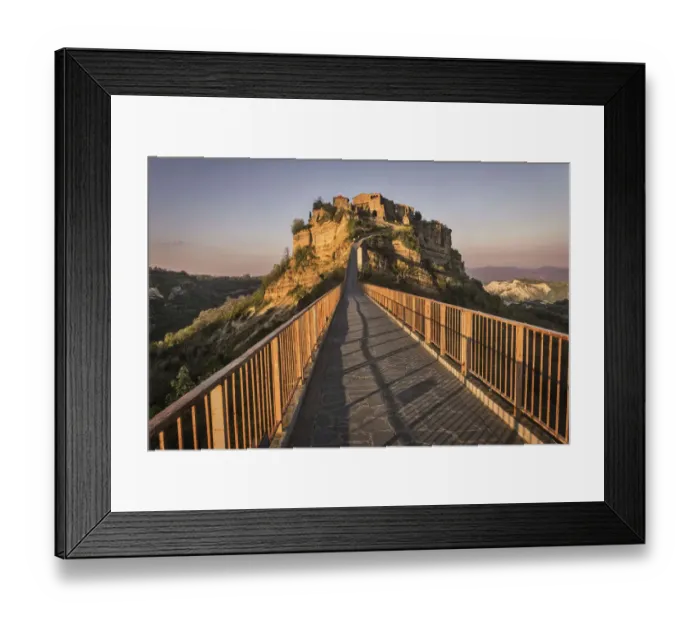 Framed Print : Europe, Italy, Civita di Bagnoregio