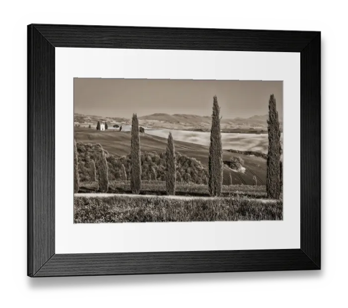 Framed Print : Europe, Italy, Cappella Vitaleta