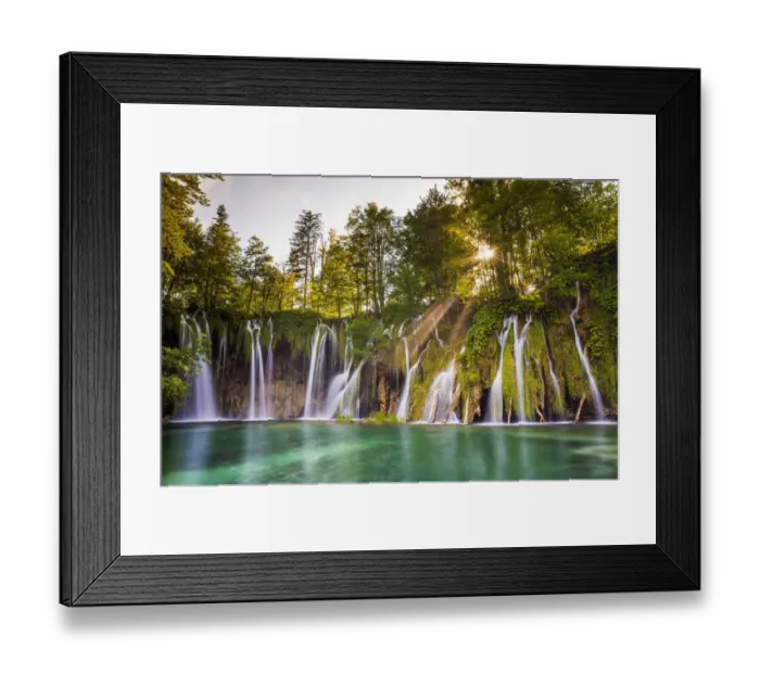 Framed Print : Europe, Croatia, Plitvice Lakes National Park Framed Print : Europe, Croatia, Plitvice Lakes National Park