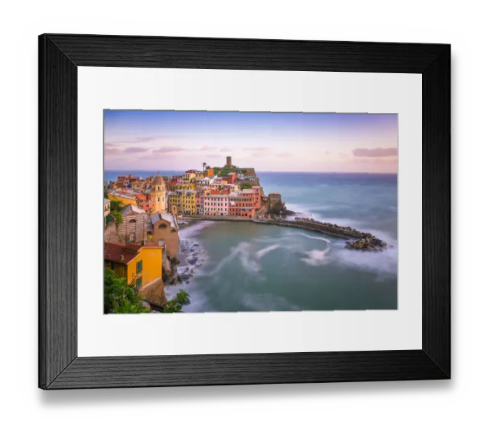Framed Print : Italy, Vernazza. Overview of coastal town. Credit as: Jim Nilsen / Jaynes Gallery / DanitaDelimont Framed Print : Italy, Vernazza. Overview of coastal town. Credit as: Jim Nilsen / Jaynes Gallery / DanitaDelimont