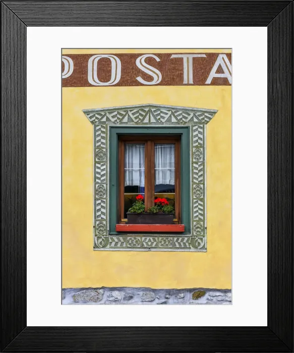 Framed Print : Italy, Corvara. Hotel window with plant. Credit as: Jim Nilsen / Jaynes Gallery / DanitaDelimont Framed Print : Italy, Corvara. Hotel window with plant. Credit as: Jim Nilsen / Jaynes Gallery / DanitaDelimont