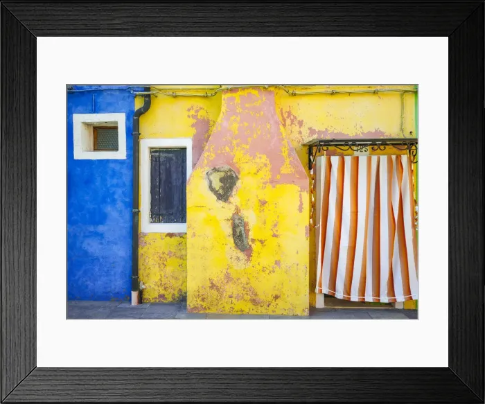 Framed Print : Italy, Burano. Weathered house exterior. Credit as: Jim Nilsen / Jaynes Gallery / DanitaDelimont Framed Print : Italy, Burano. Weathered house exterior. Credit as: Jim Nilsen / Jaynes Gallery / DanitaDelimont