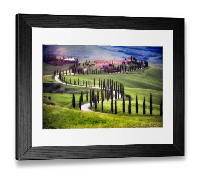 Framed Print : Italy, Tuscany, Val d Orcia. Farm landscape Framed Print : Italy, Tuscany, Val d Orcia. Farm landscape