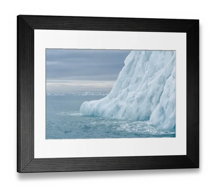 Framed Print : Svalbard, Nordaustlandet Island. Colorful bits of ice have calved from the glacier Framed Print : Svalbard, Nordaustlandet Island. Colorful bits of ice have calved from the glacier