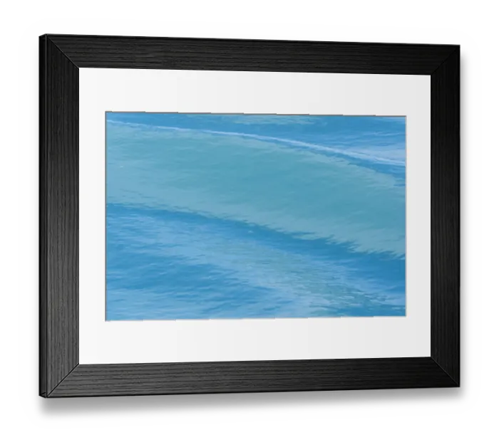 Framed Print : Svalbard, Nordaustlandet Island. The water around the melting glacier is a vibrant blue