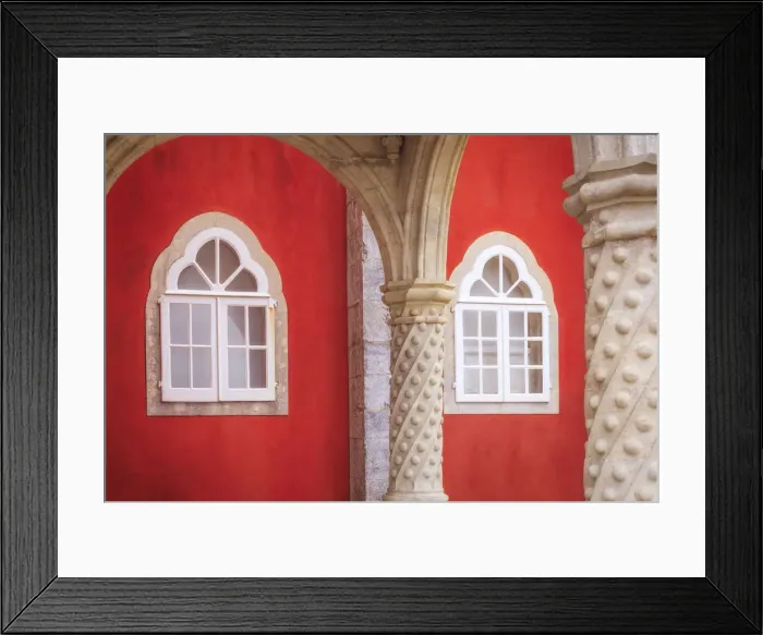 Framed Print : Portugal, Sintra. Pena National Palace interior