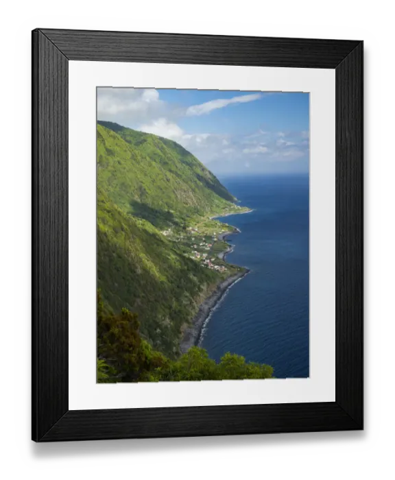 Framed Print : Faja dos Vimes. Sao Jorge Island, Azores, Portugal Framed Print : Faja dos Vimes. Sao Jorge Island, Azores, Portugal