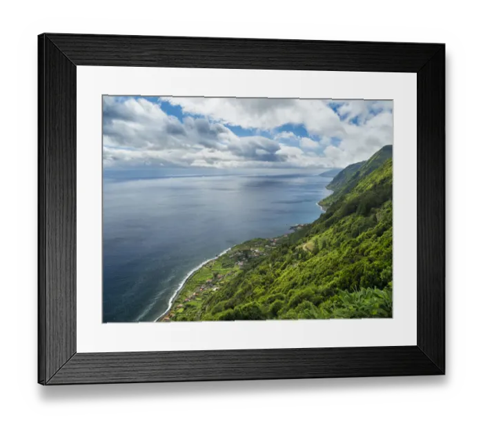Framed Print : Faja de Sao Joao. Sao Jorge Island, Azores, Portugal Framed Print : Faja de Sao Joao. Sao Jorge Island, Azores, Portugal