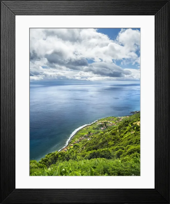Framed Print : Faja de Sao Joao. Sao Jorge Island, Azores, Portugal Framed Print : Faja de Sao Joao. Sao Jorge Island, Azores, Portugal