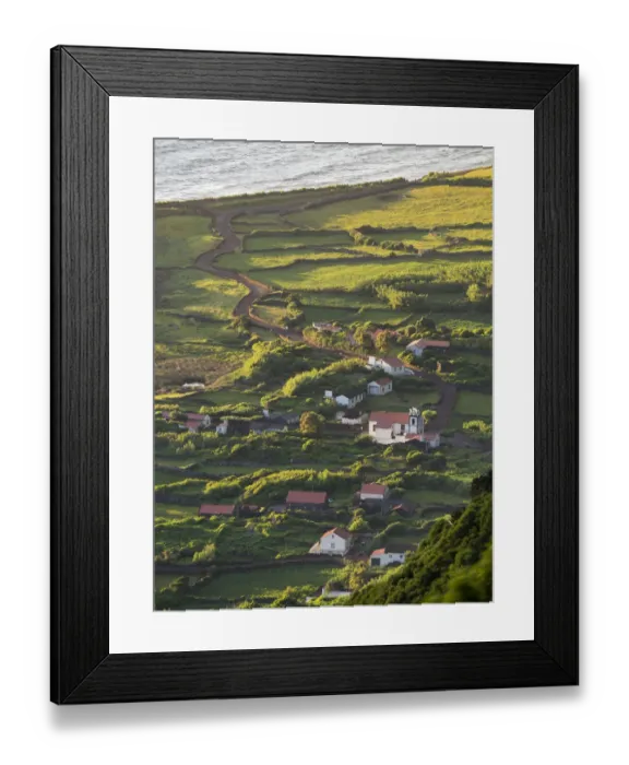 Framed Print : Faja dos Cubres. Sao Jorge Island in the Azores, an autonomous region of Portugal Framed Print : Faja dos Cubres. Sao Jorge Island in the Azores, an autonomous region of Portugal