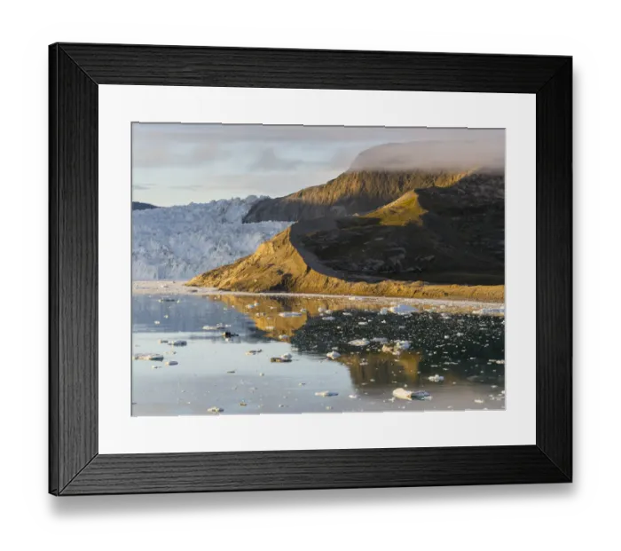 Framed Print : Eqip Glacier in Greenland, Danish Territory Framed Print : Eqip Glacier in Greenland, Danish Territory