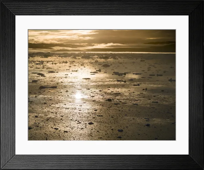 Framed Print : Fjord with icebergs close to Eqip Glacier in Greenland, Danish Territory Framed Print : Fjord with icebergs close to Eqip Glacier in Greenland, Danish Territory