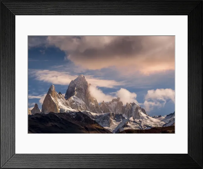 Framed Print : Argentina, Patagonia. Fitz Roy