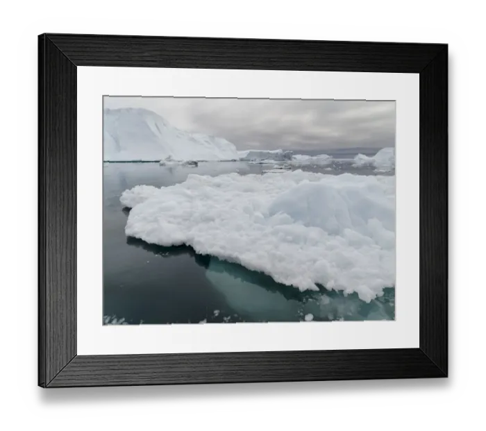 Framed Print : Ilulissat Icefjord at Disko Bay, Greenland, Danish Territory Framed Print : Ilulissat Icefjord at Disko Bay, Greenland, Danish Territory