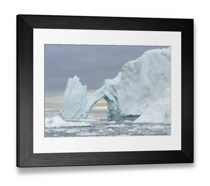 Framed Print : Ilulissat Icefjord at Disko Bay, Greenland, Danish Territory Framed Print : Ilulissat Icefjord at Disko Bay, Greenland, Danish Territory