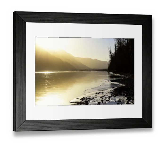 Framed Print : USA, Alaska, Knik River