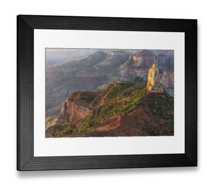 Framed Print : Mt. Hayden from Imperial Point on the North Rim in Grand Canyon National Park, Arizona