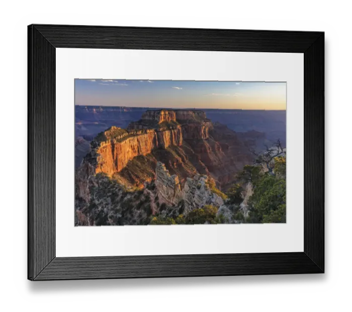 Framed Print : Wotans Throne at Cape Royal on the North Rim in Grand Canyon National Park, Arizona, USA Framed Print : Wotans Throne at Cape Royal on the North Rim in Grand Canyon National Park, Arizona, USA
