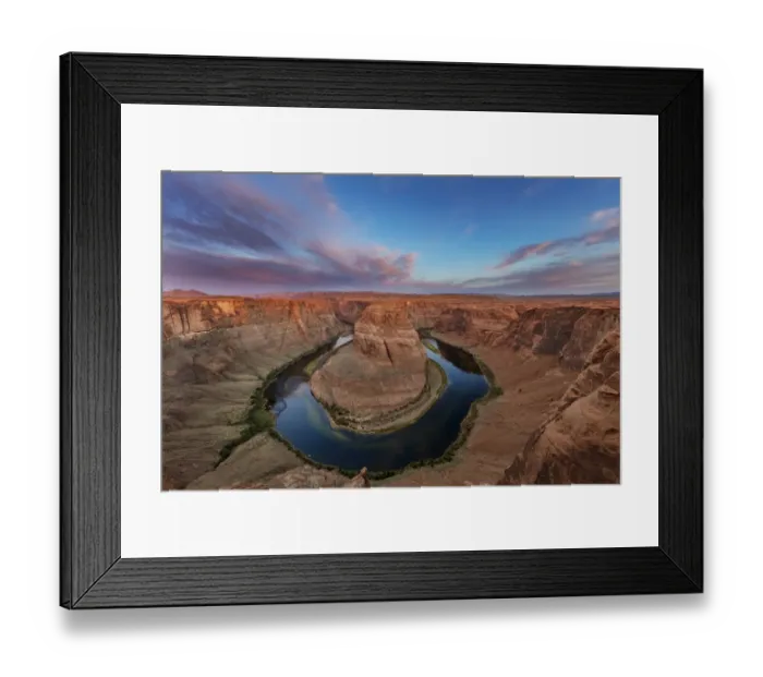 Framed Print : Horseshoe Bend of the Colorado River near Page, Arizona, USA