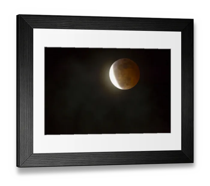 Framed Print : USA, California, San Luis Obispo County. Full blood moon lunar eclipse. Credit as Framed Print : USA, California, San Luis Obispo County. Full blood moon lunar eclipse. Credit as