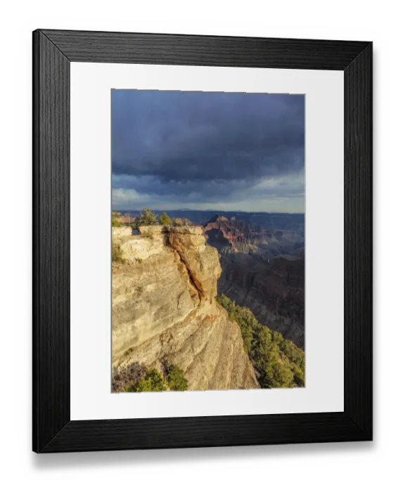Framed Print : View from Bright Angel Point on the North Rim of Grand Canyon National Park, Arizona, USA Framed Print : View from Bright Angel Point on the North Rim of Grand Canyon National Park, Arizona, USA