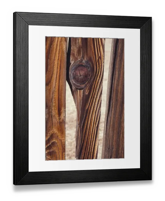 Framed Print : Old wood design, California Framed Print : Old wood design, California